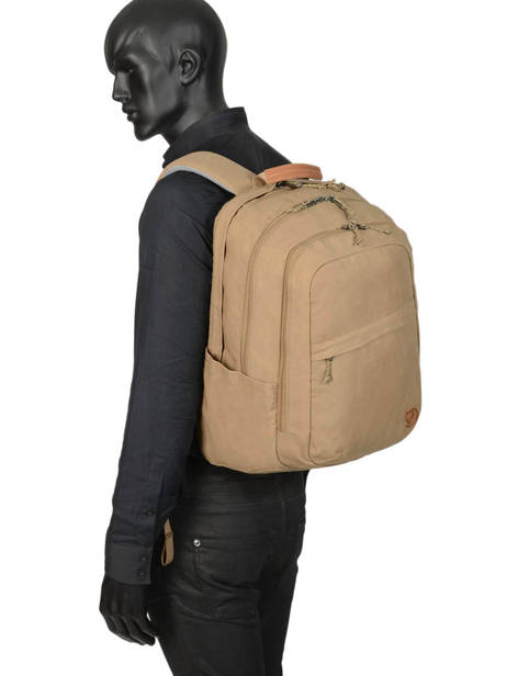 Sac à Dos Raven 2 Compartiments + Pc15'' Fjallraven Beige raven 26052 vue secondaire 2