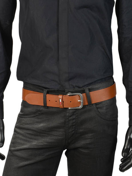 Ceinture Tommy hilfiger Marron belt AM05142 vue secondaire 2