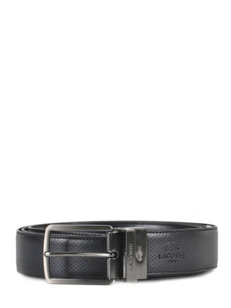 Ceinture Homme Cuir Lacoste Noir belt RC4002