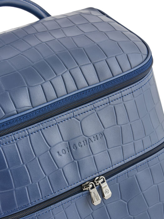 Longchamp Croco block Backpacks Blue