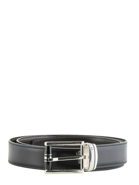 Ceinture Homme Réglable Cuir Montblanc Noir belts 114386