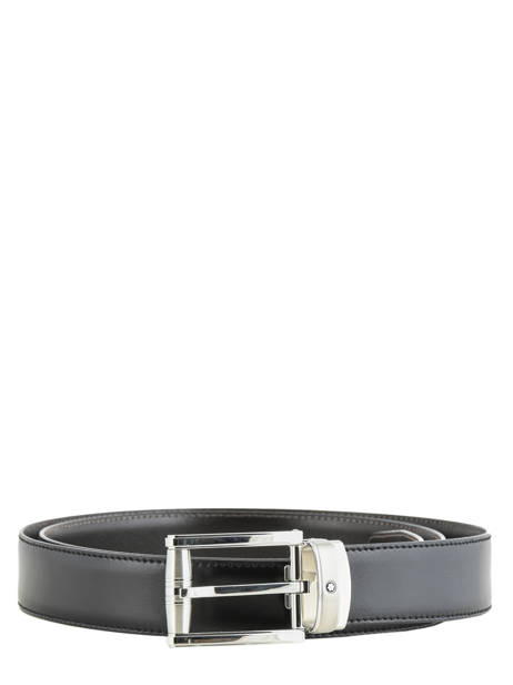 Ceinture Homme Réglable Cuir Montblanc Noir belts 114427